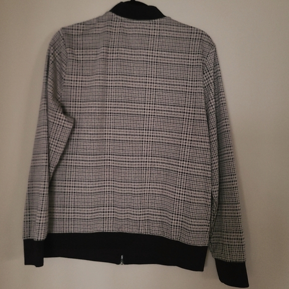 H&M Mens Plaid Light Zip Jacket Sz Med - Picture 3 of 9